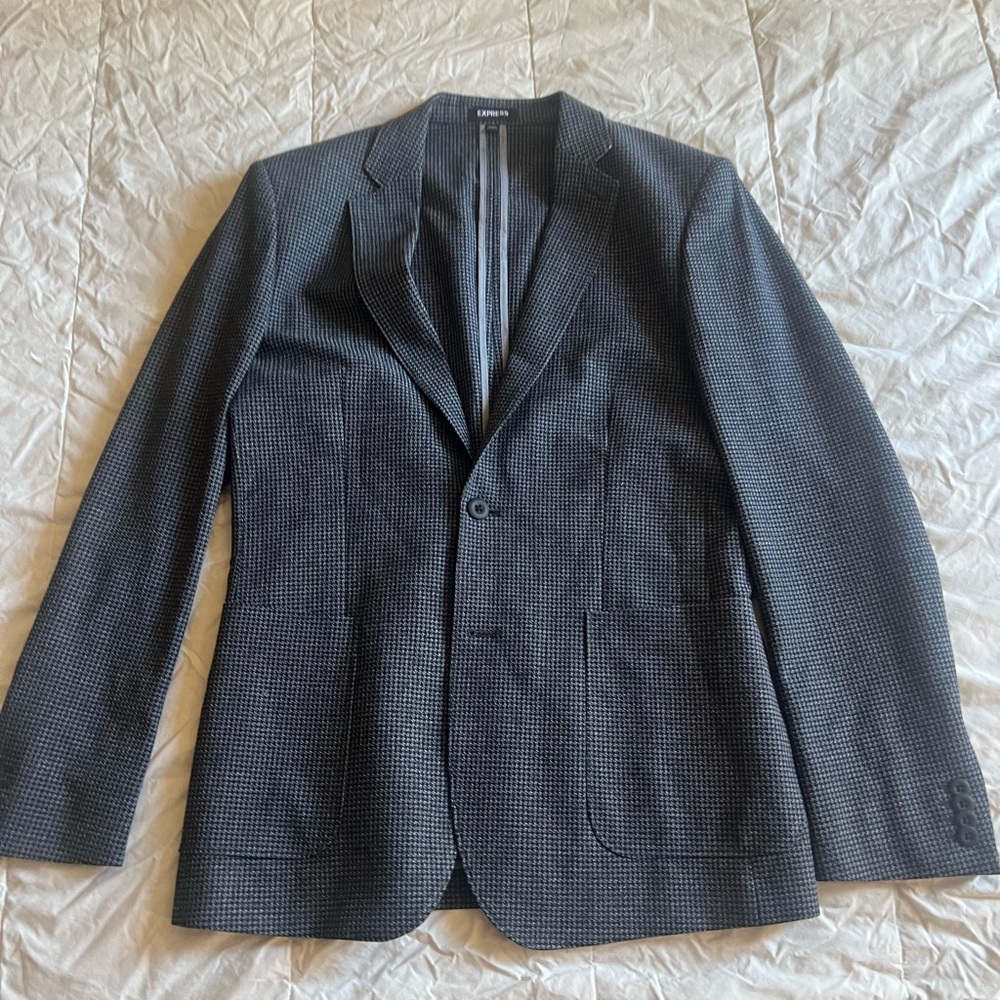 Express Black Pea Coat Classic Design